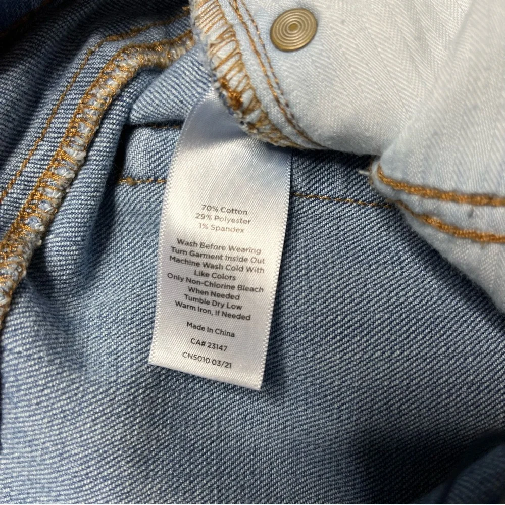Talbots Modern Ankle Jeans Womens Size 8 Medium Wash